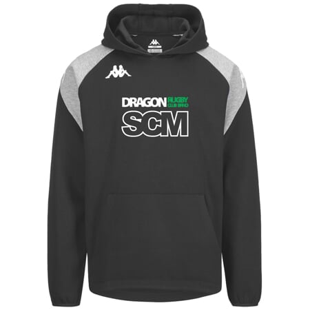 LIANTO mikina Dragon Rugby Sr černá/šedá