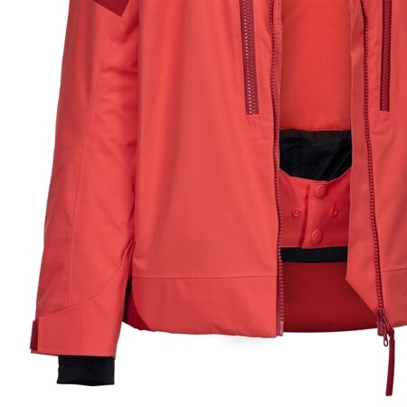 6CENTO 602C lyžařská bunda  orange/red