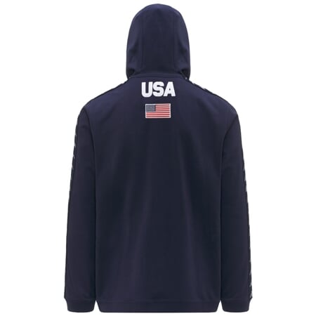 222 BANDA ARUFEOD US mikina tm.modrá