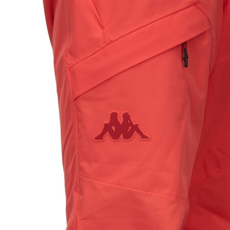 6CENTO 622C Lyžařské kalhoty  oranžová/červená