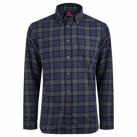 KURUK košile zelenomodrá kostka