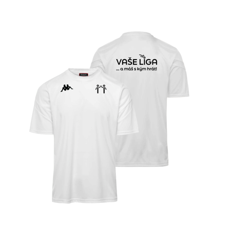 DOVO triko Vaše Liga Jr bílá