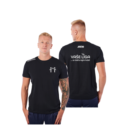KAFERS triko Vaše Liga Sr černá