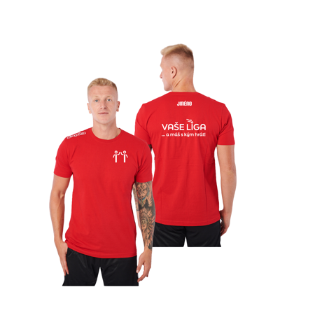 KAFERS triko Vaše Liga Sr červená