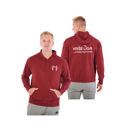 NATHAN mikina Vaše Liga Jr bordó