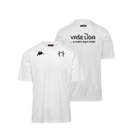 DOVO triko Vaše Liga Sr bílá