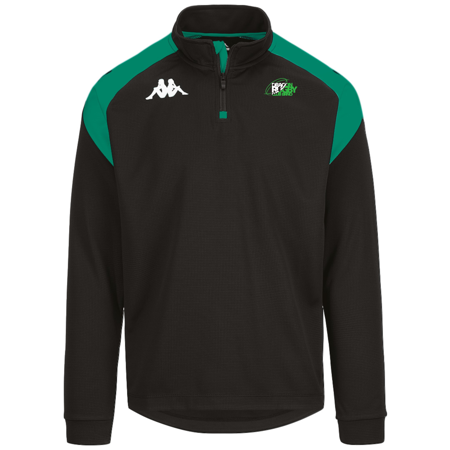 LOVATO mikina Dragon Rugby Jr černá-zelená