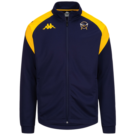 LENNO mikina HC Střelci Jr tm. modrá-žlutá