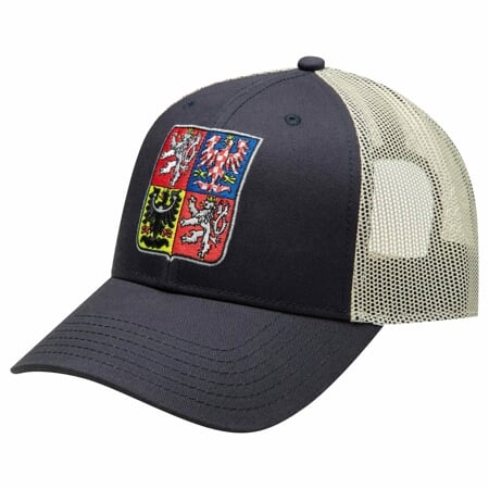 Pánská kšiltovka CZECH Trucker tmavě modrá