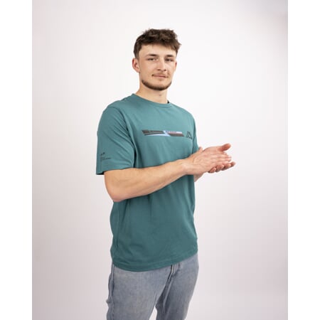 LOGO PORTICI triko tyrkys