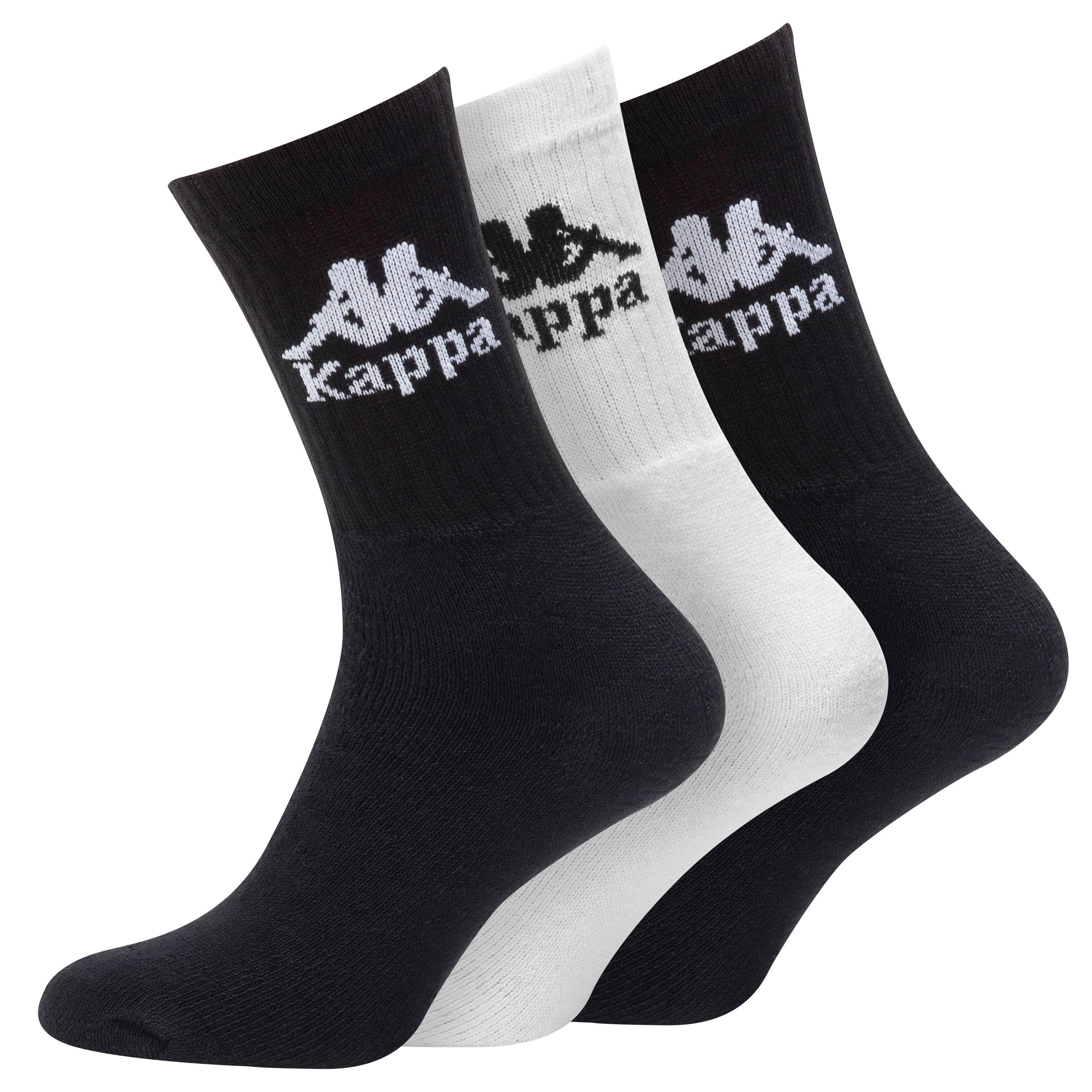AUTHENTIC AILEL ponožky 3pack černá/bílá