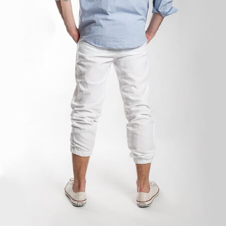 ROMAIN MONACO kalhoty bílá