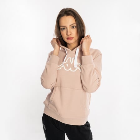 LOGO BELLE SLIM mikina růžová