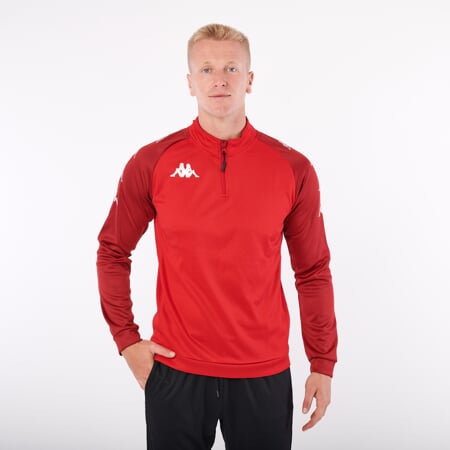 KAPPA4SOCCER TRIESTE mikina červená