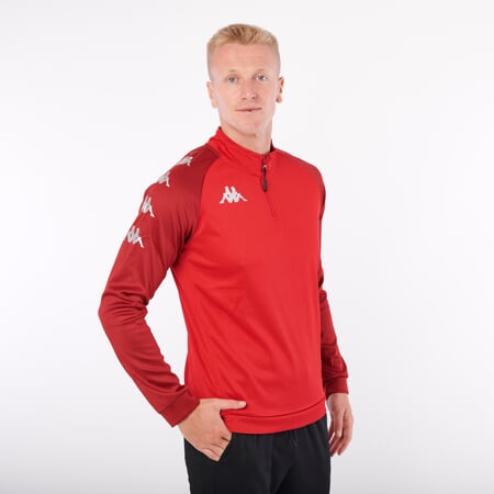 KAPPA4SOCCER TRIESTE mikina červená