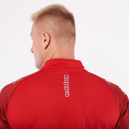 KAPPA4SOCCER TRIESTE mikina červená