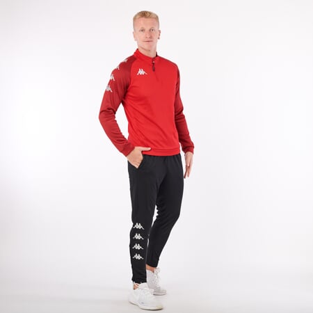 KAPPA4SOCCER TRIESTE mikina červená