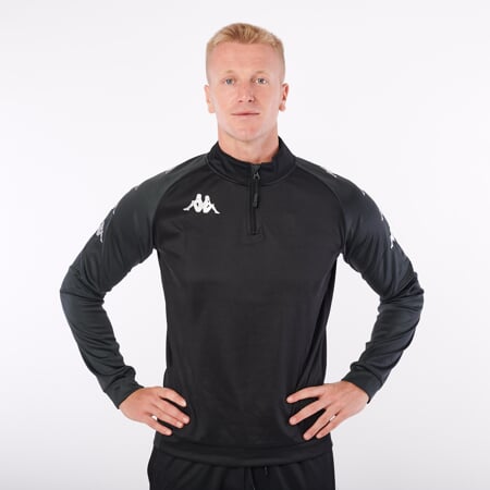 KAPPA4SOCCER TRIESTE mikina černá