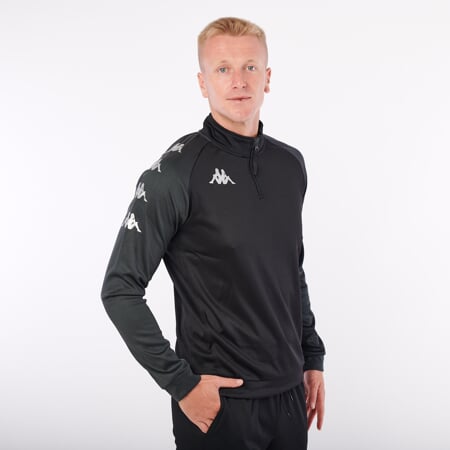 KAPPA4SOCCER TRIESTE mikina černá