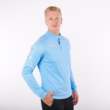 KAPPA4SOCCER TRIESTE mikina tyrkysová