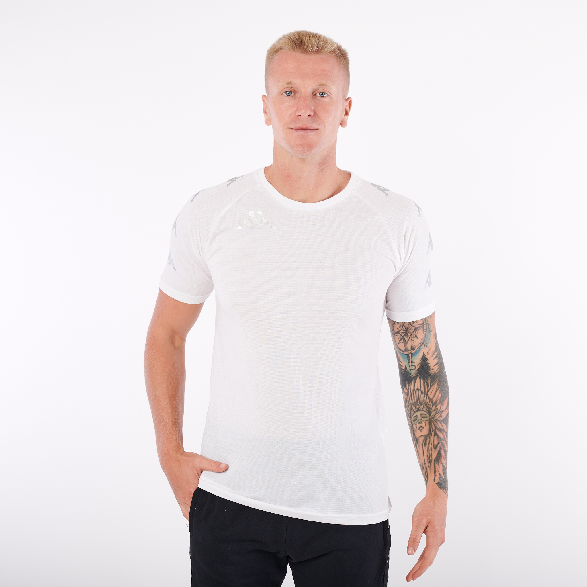 KAPPA4SOCCER ANCONE tričko bílá