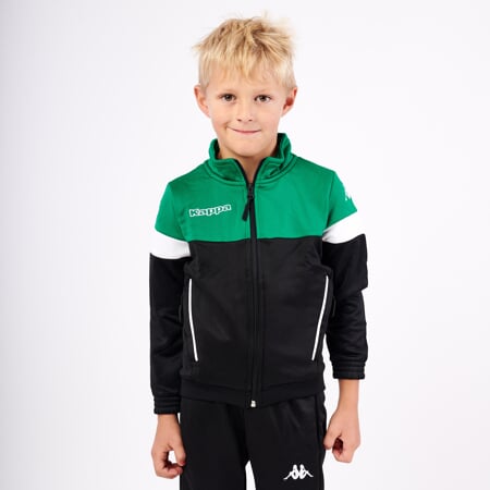 VACONE mikina Jr černá/zelená