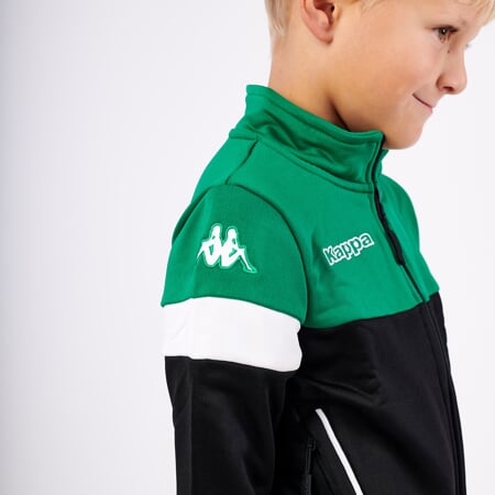 VACONE mikina Jr černá/zelená