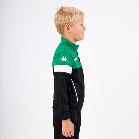 VACONE mikina Jr černá/zelená