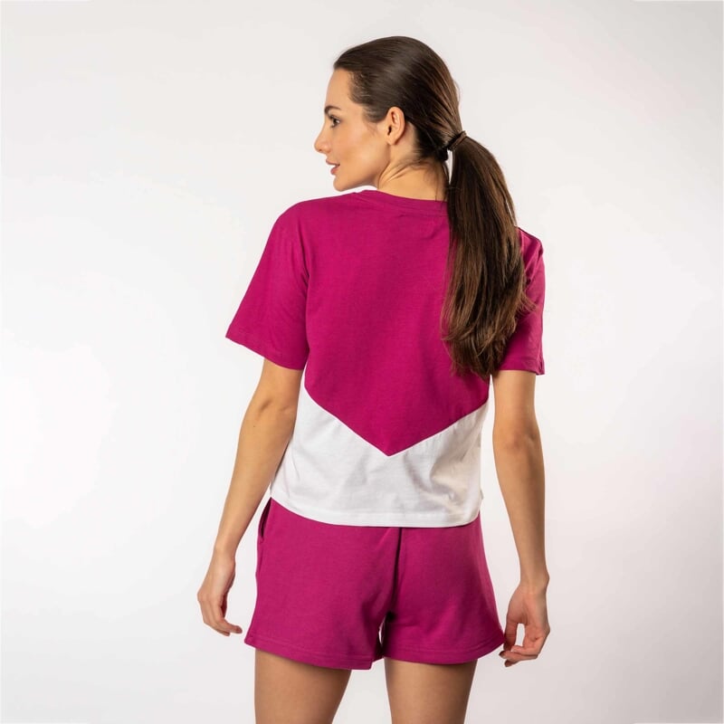 LOGO ECE tričko (35195UW) růžovobílá
