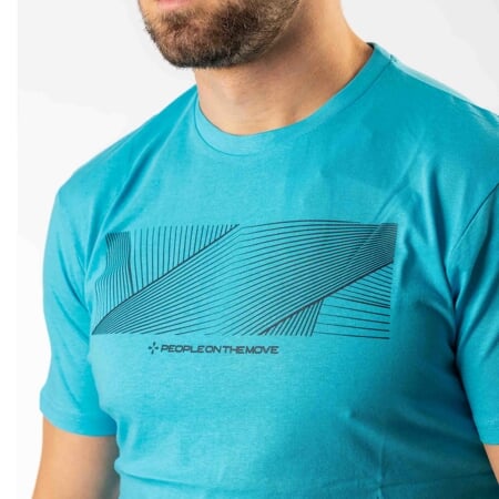 LOGO EZARU TRIKO MALÉ LOGO tyrkysová