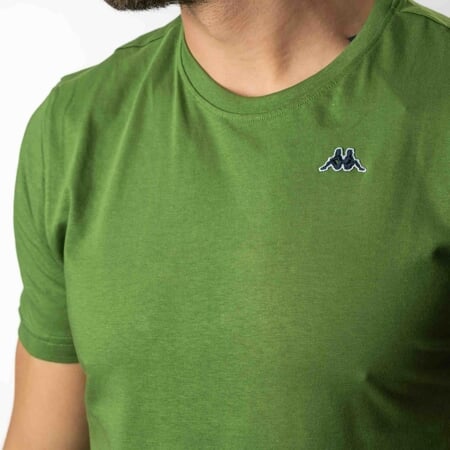 LUC tričko  zelená s modrým L