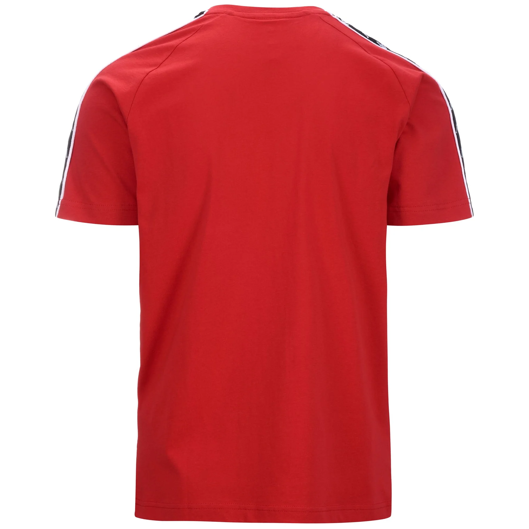 222 BANDA COEN SLIM tričko červená,černý pruh,bílé logo a proužek