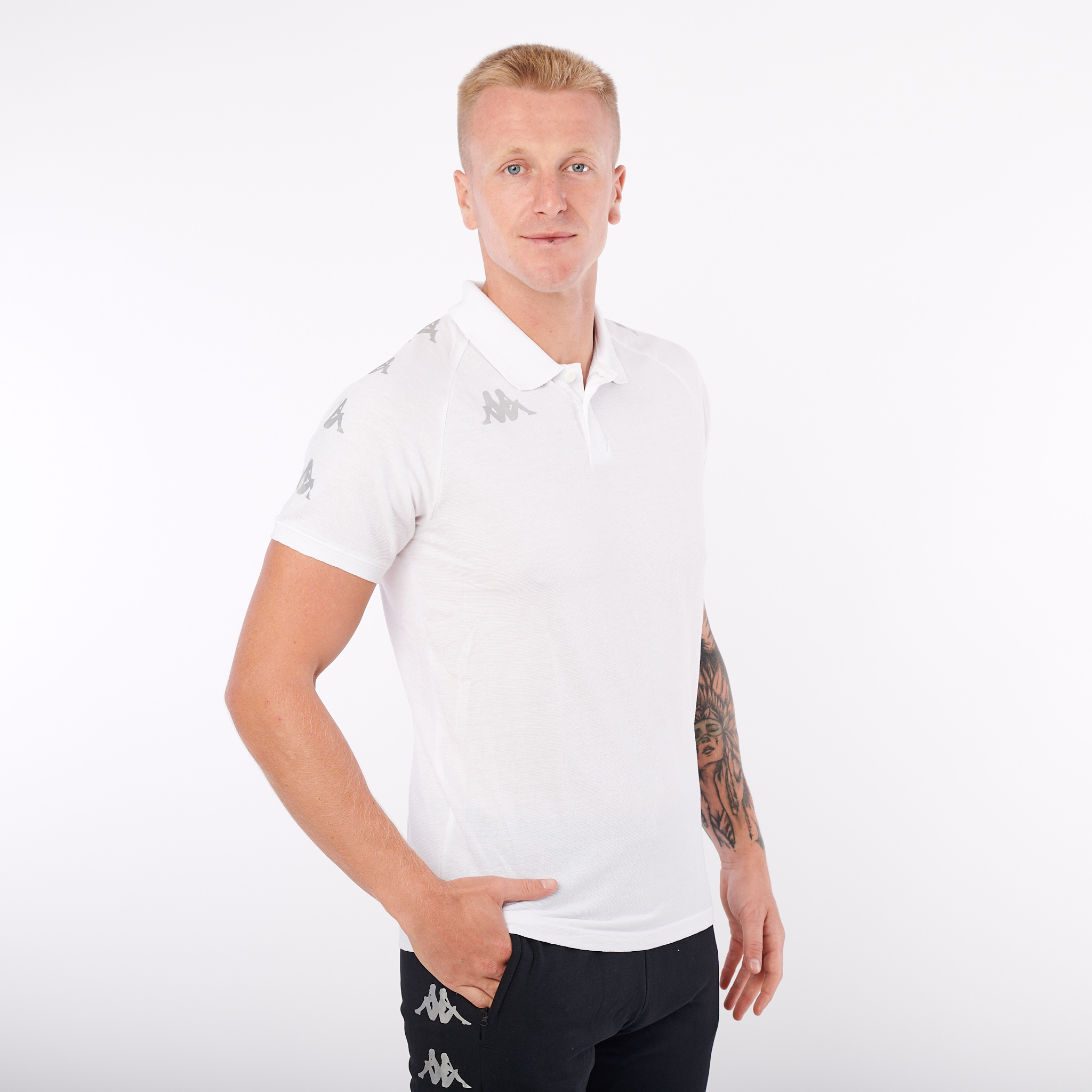 KAPPA4SOCCER CALDES polokošile bílá