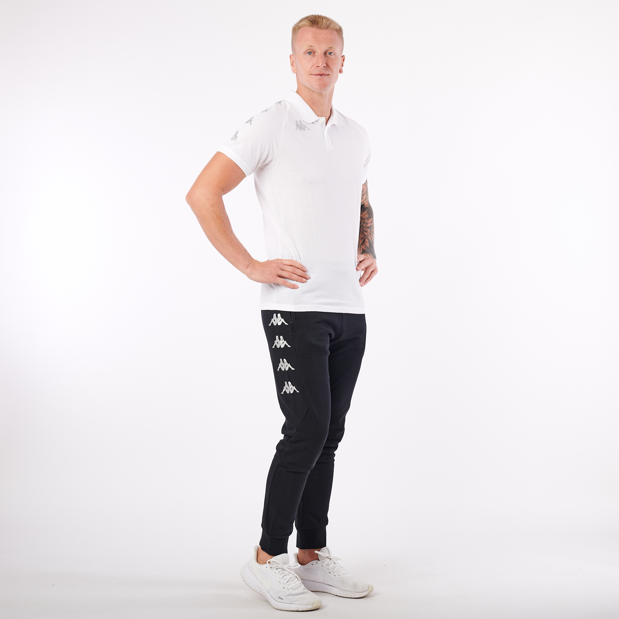 KAPPA4SOCCER CALDES polokošile bílá