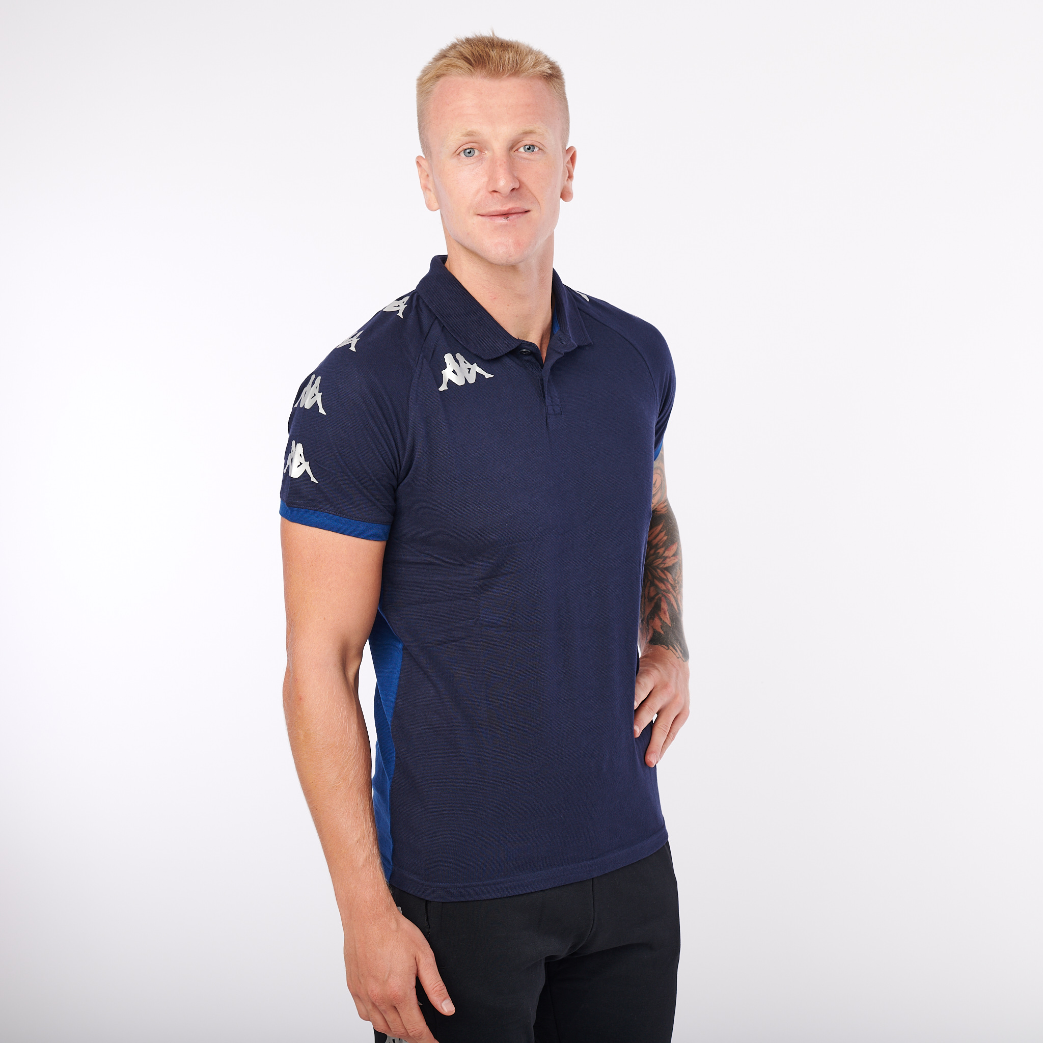 KAPPA4SOCCER CALDES polokošile tmavě modrá