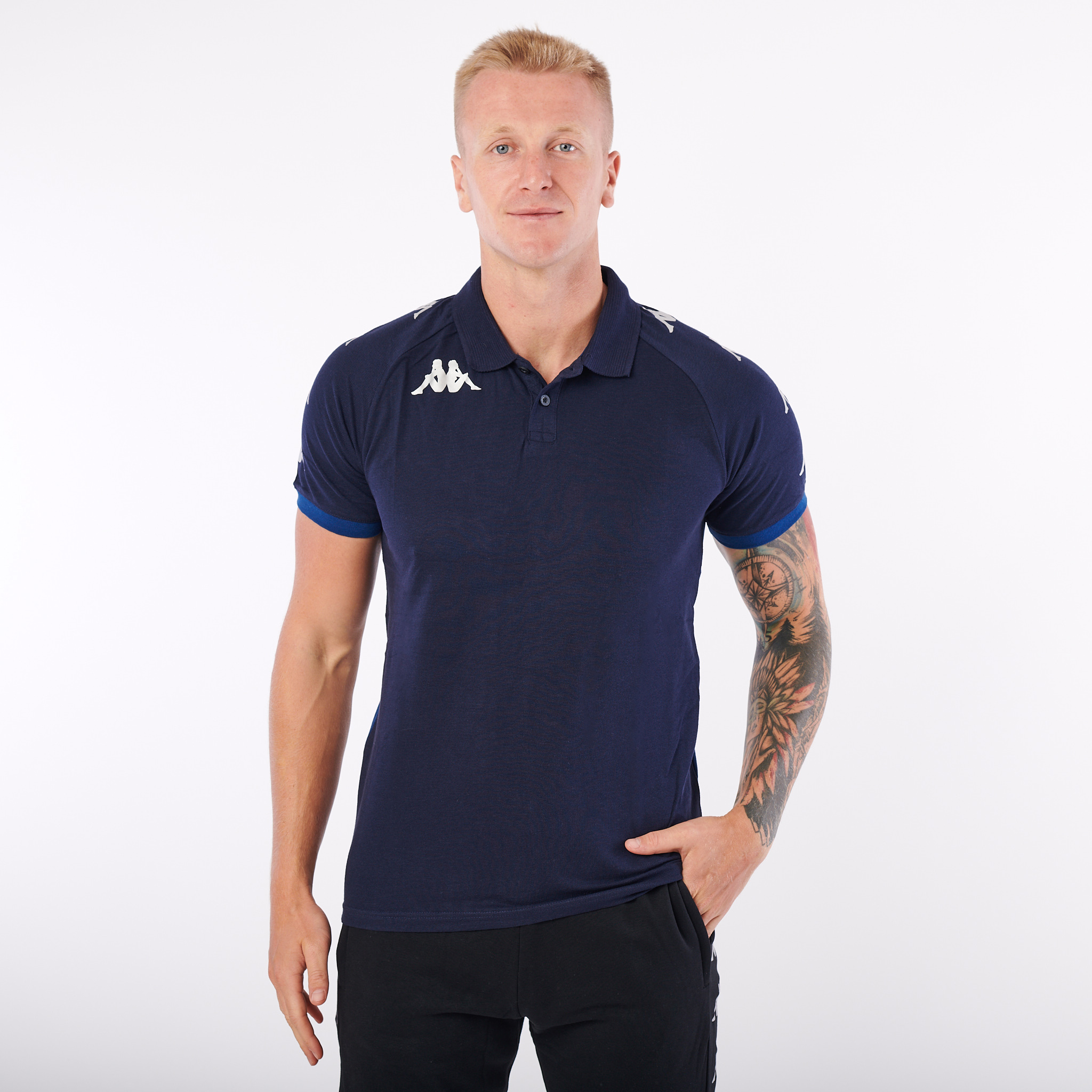 KAPPA4SOCCER CALDES polokošile tmavě modrá