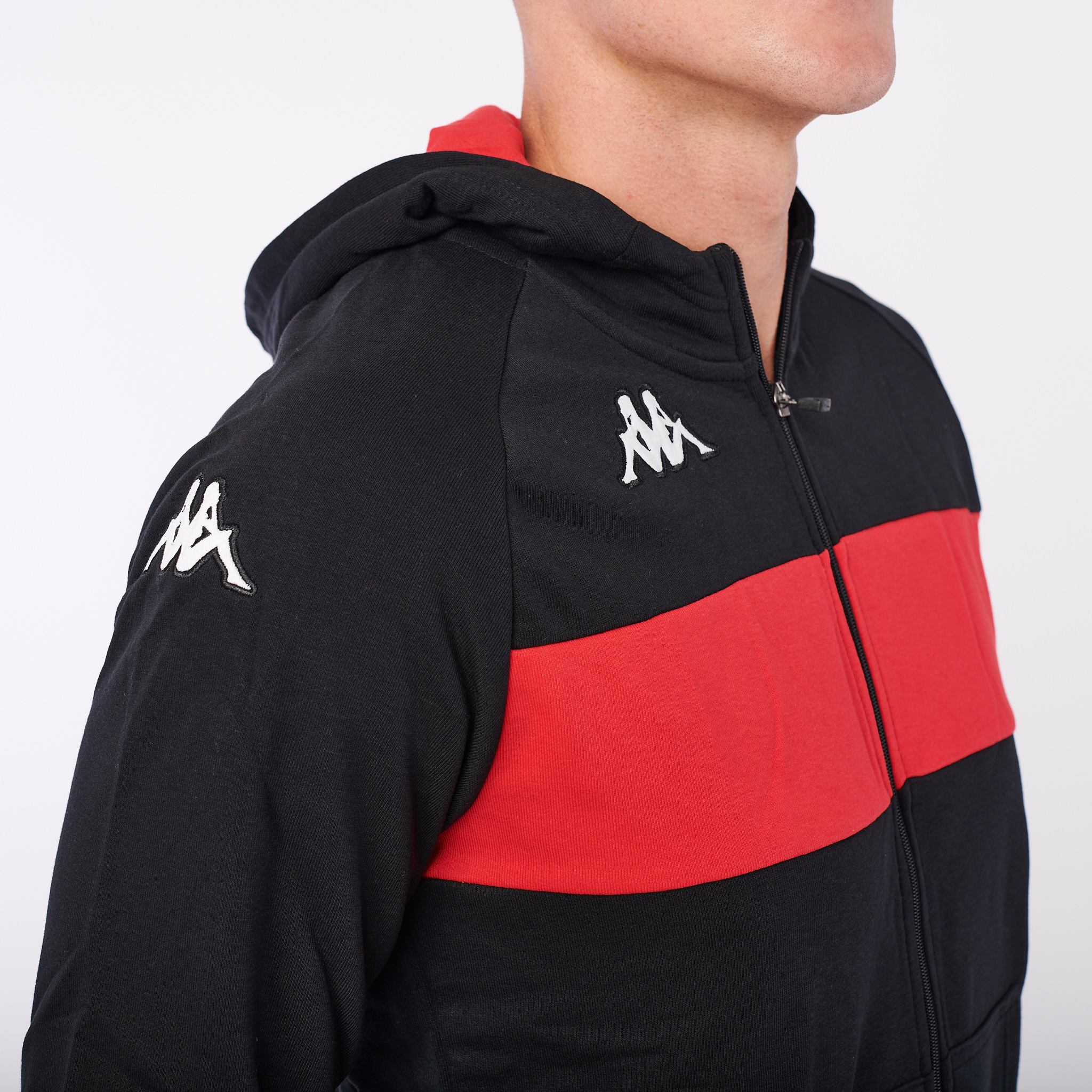 KAPPA4SOCCER DACCIOZI mikina černá/červená
