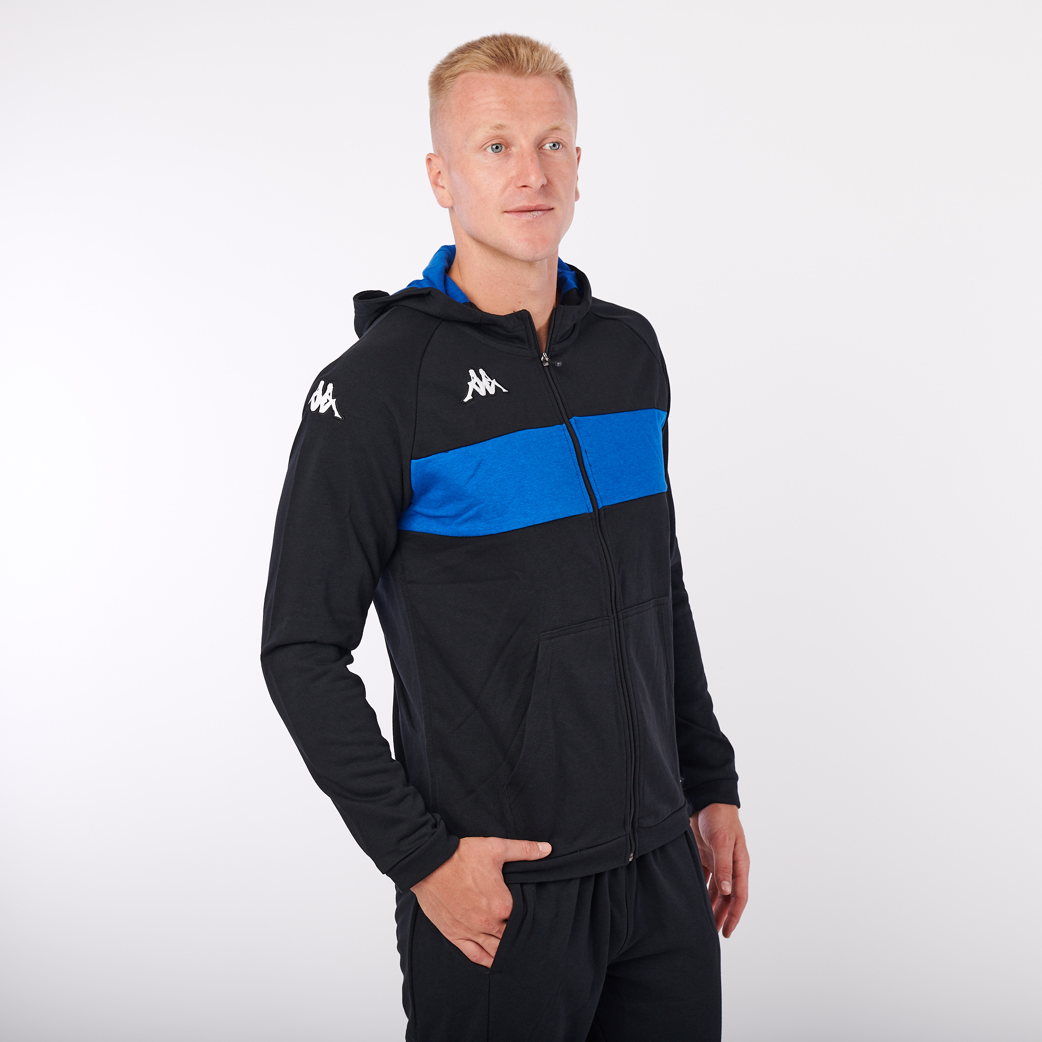 KAPPA4SOCCER DACCIOZI mikina černá/modrá