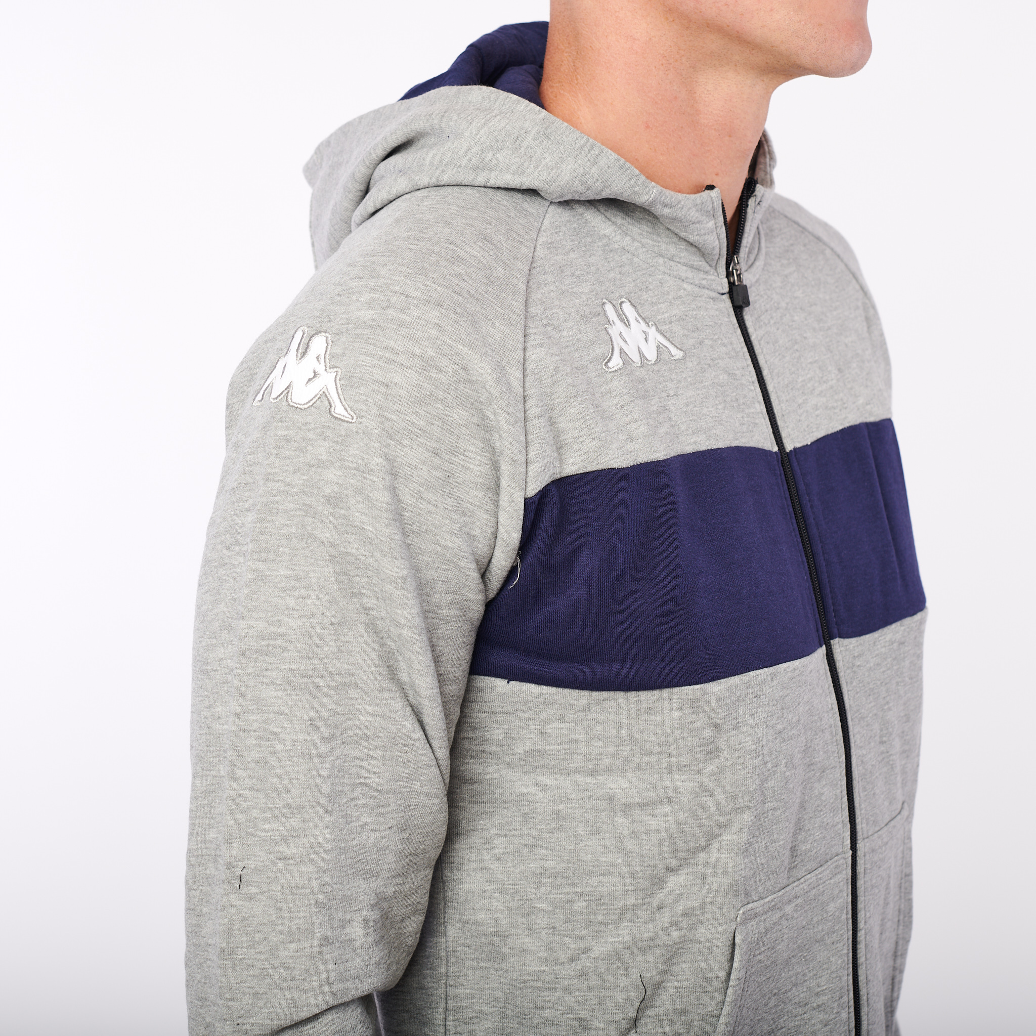 KAPPA4SOCCER DACCIOZI mikina šedá/tmavě modrá