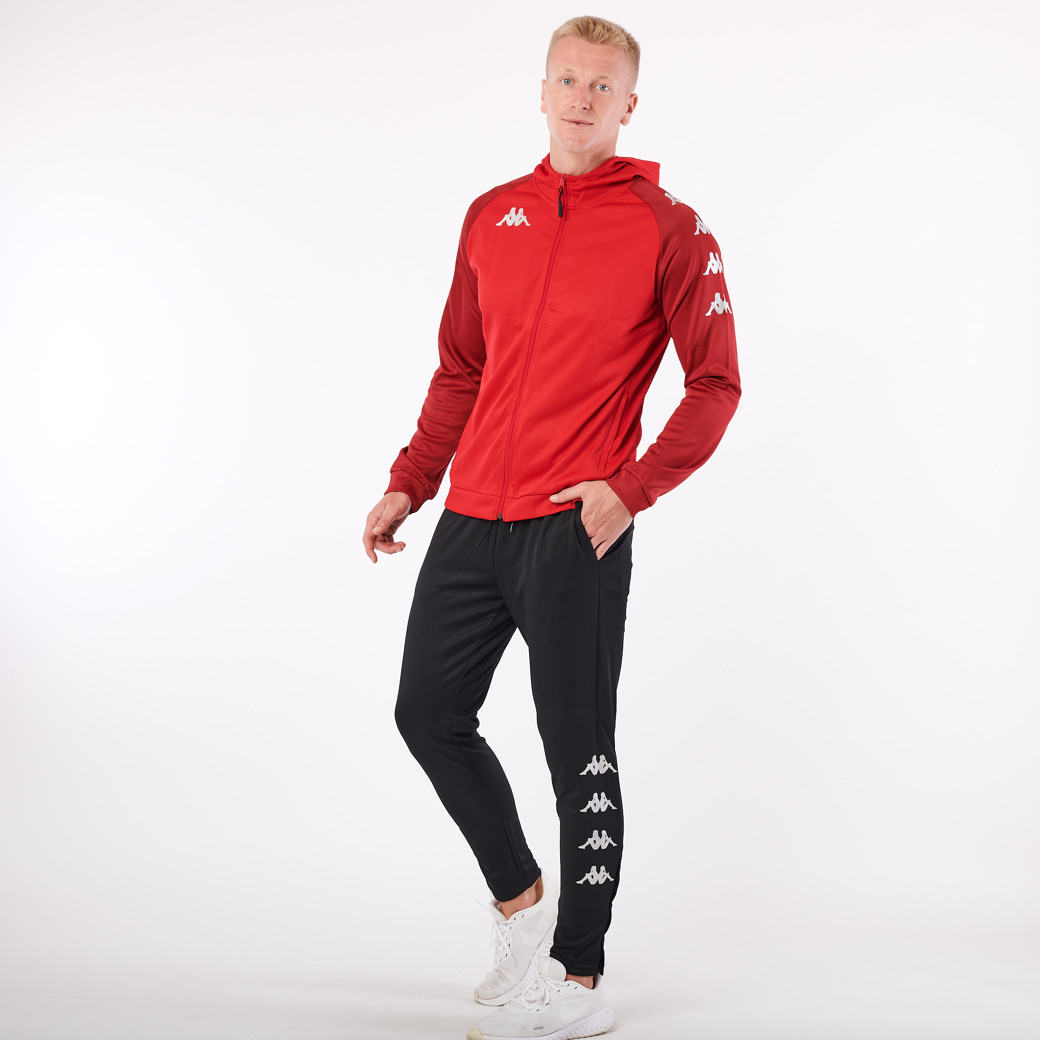 KAPPA4SOCCER TORTONA mikina červená