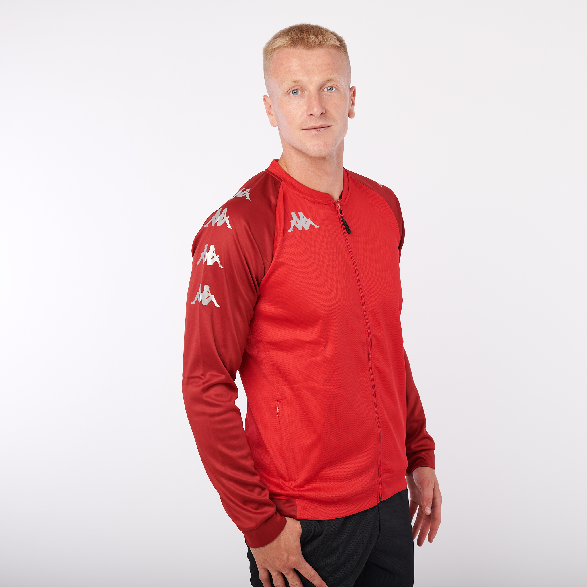 KAPPA4SOCCER VERONE bunda červená