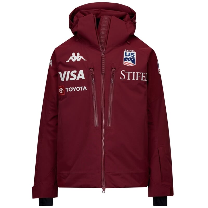 6CENTO 602C US lyžařská bunda tm.červená