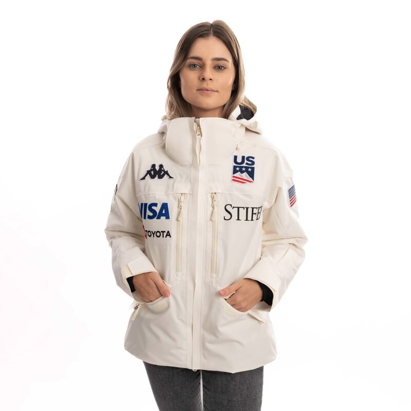 6CENTO 604F US bunda kokosově bílá