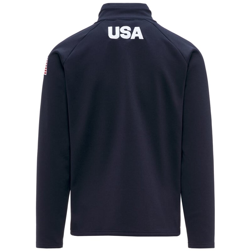 8CENTO 821 US mikina tm.modrá