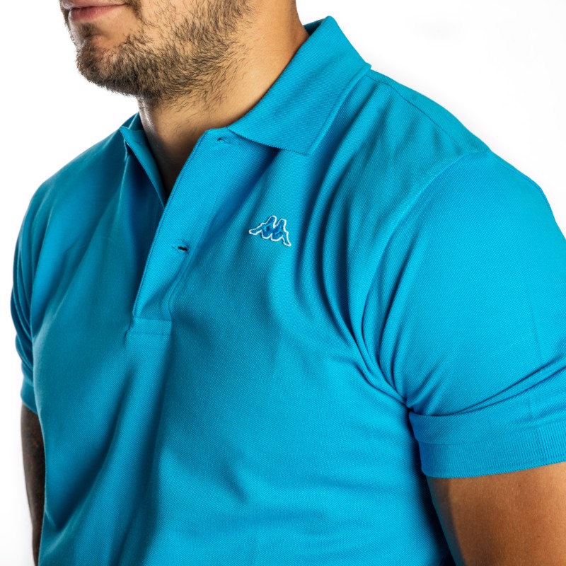 AARAU polo azurově modrá