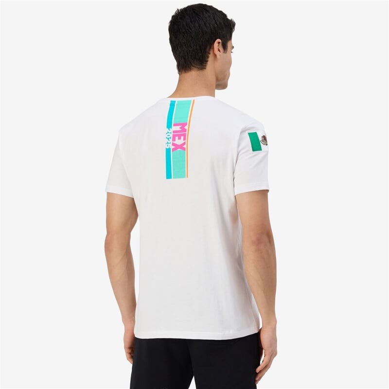 CHARLTONIS MEX triko bílá/oranžová