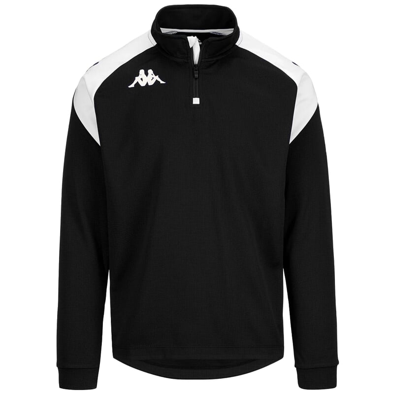 KAPPA4FOOTBALL LOVATO mikina černá-bílá