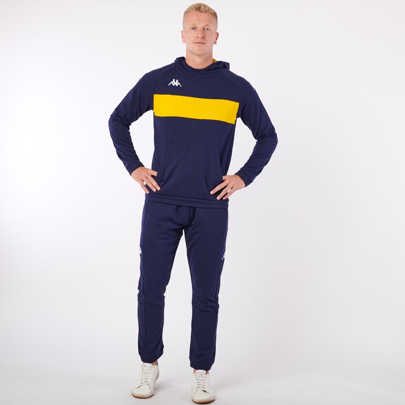 KAPPA4SOCCER DACCIO mikina tmavě modrá/žlutá