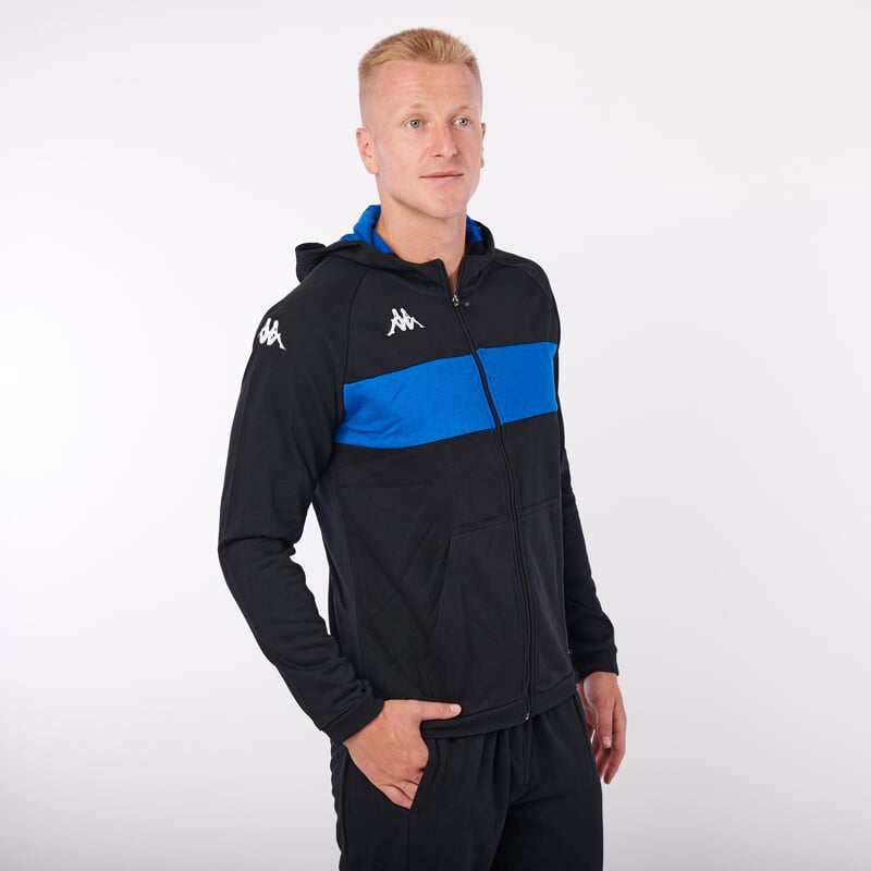 KAPPA4SOCCER DACCIOZI mikina černá/modrá