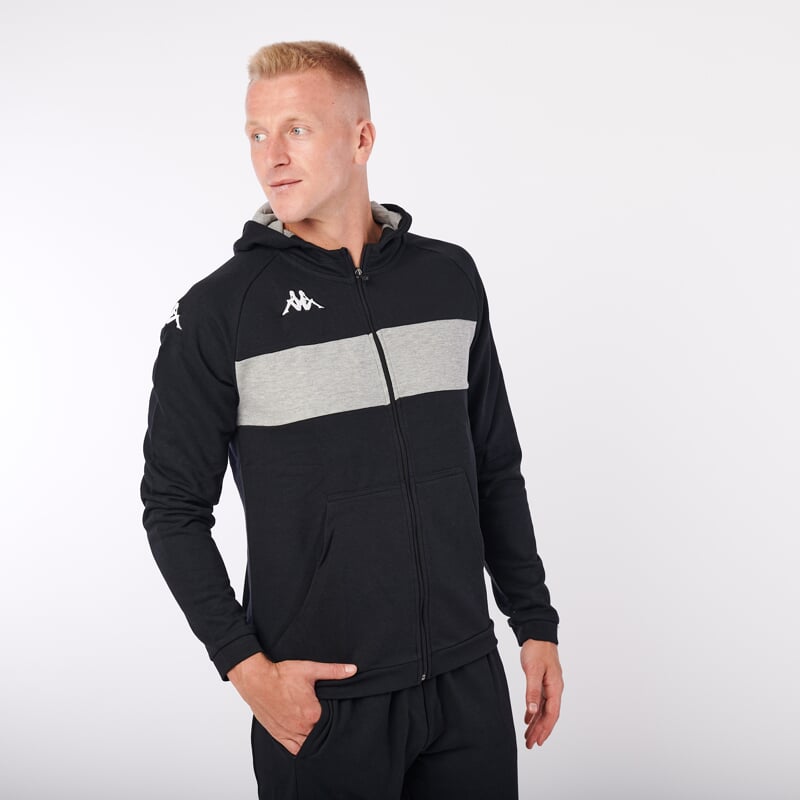 KAPPA4SOCCER DACCIOZI mikina černá/šedá